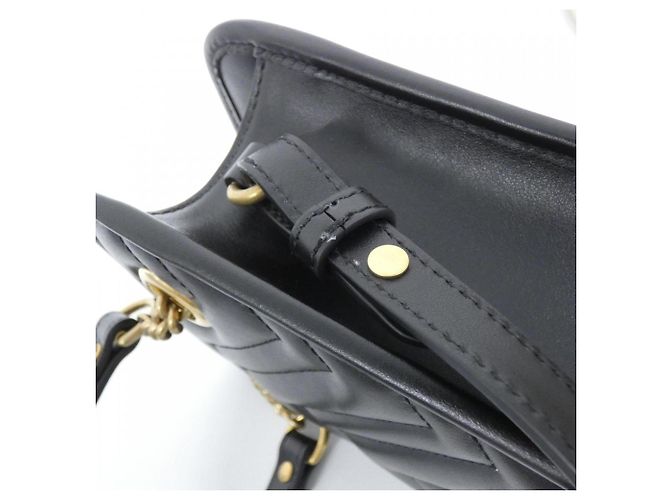 Borsa Gucci GG Marmont Nero - vista 6