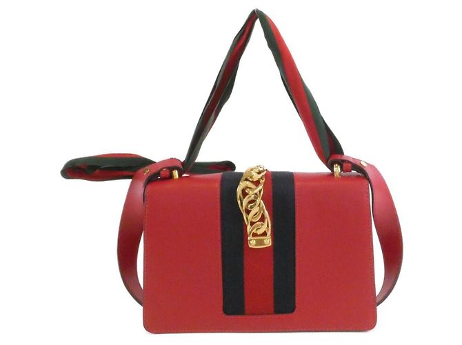 Bolso de Hombro Gucci Sylvie Roja - vista 2