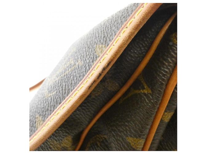 Borsa a Spalla Saumur Monogram Louis Vuitton Marrone - vista 4