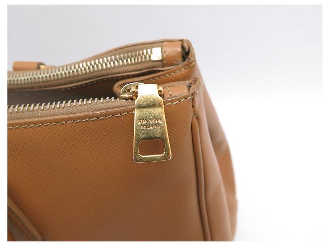 BORSA PRADA GRAND GALLERIA GM IN PELLE GRAIN SAFFIANO ORO Cammello - vista 10