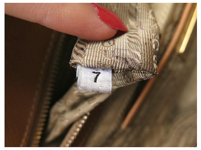 BORSA PRADA GRAND GALLERIA GM IN PELLE GRAIN SAFFIANO ORO Cammello - vista 13