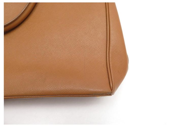 BORSA PRADA GRAND GALLERIA GM IN PELLE GRAIN SAFFIANO ORO Cammello - vista 17