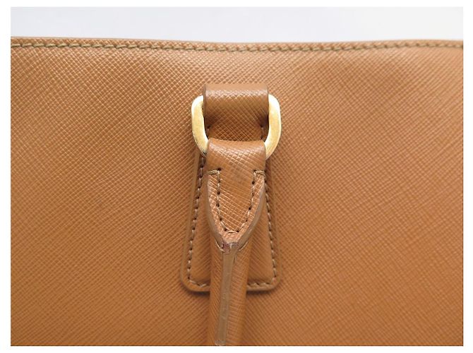 BORSA PRADA GRAND GALLERIA GM IN PELLE GRAIN SAFFIANO ORO Cammello - vista 18