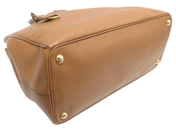 BORSA PRADA GRAND GALLERIA GM IN PELLE GRAIN SAFFIANO ORO Cammello - vista 5