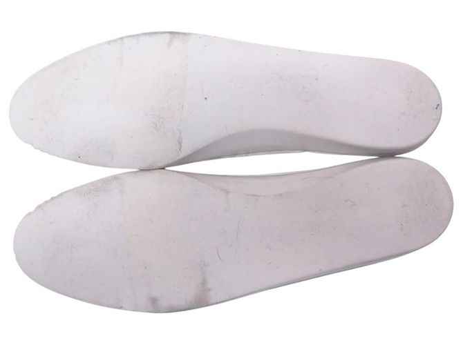 Hermès HERMES ACTION H201103Z 38 GRAU WEISS CANVAS LEDER SNEAKERS - Ansicht 10