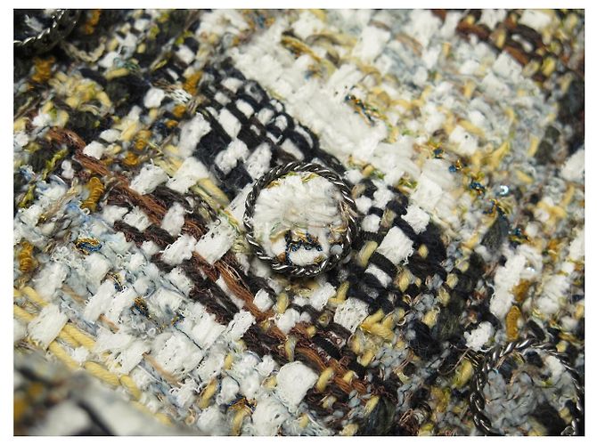 ABITO CHANEL P62392V47991 38 M ABITO IN TWEED A QUADRI MULTICOLOR 2000S - vista 11