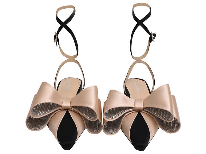 Bailarinas Wrap Strap Le Cadeau de Mach & Mach en Ante Negro - vista 2
