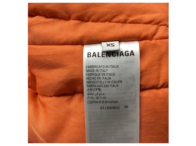 Balenciaga Shrunk Bomber Jacket in Black Polyamide - view 6