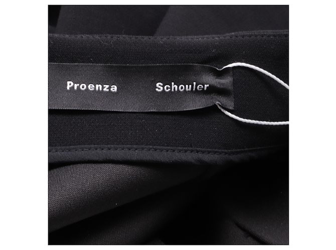 Falda midi Proenza Schouler en lana negra Negro - vista 4