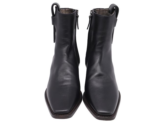 Stivaletti Western Monili Brunello Cucinelli in pelle nera Nero - vista 2