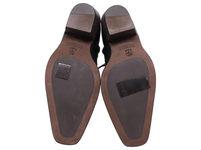 Stivaletti Western Monili Brunello Cucinelli in pelle nera Nero - vista 6