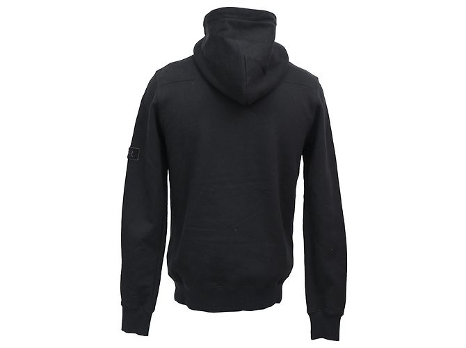 Schwarzer Baumwoll-Hoodie mit Dior-Logo-Patch - Ansicht 3