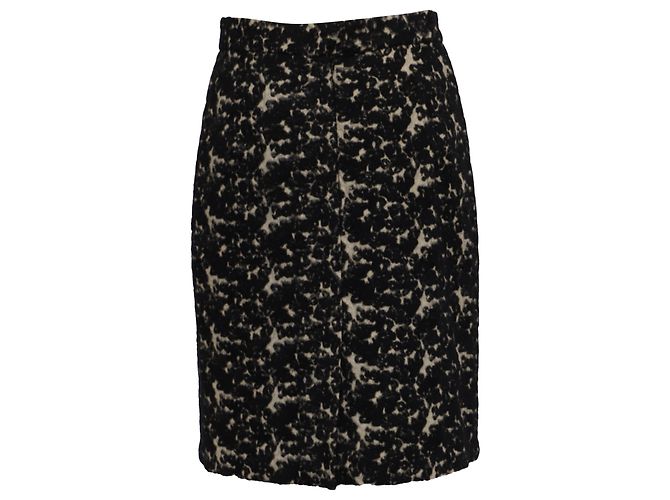 Gonna stampata Proenza Schouler lunghezza ginocchio in lana multicolore - vista 3