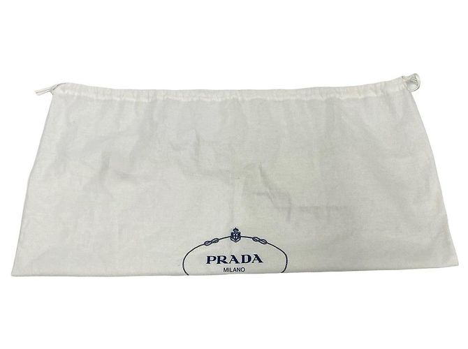 Borsa 2 in 2 in pelle e tela Prada Duet Nero - vista 10
