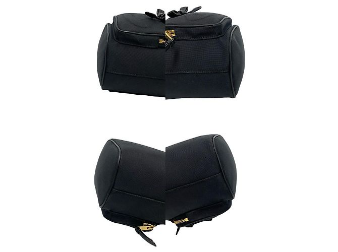 Borsa 2 in 2 in pelle e tela Prada Duet Nero - vista 8