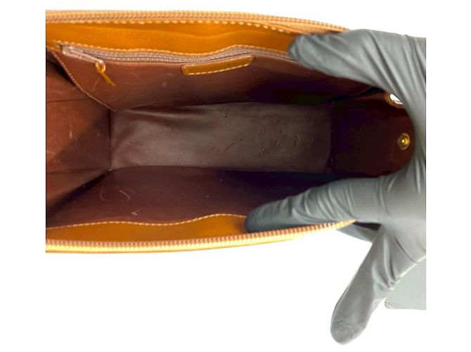 Borsa a Spalla in Pelle Christian Dior Marrone - vista 10