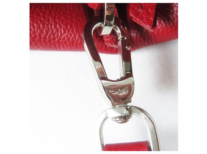 Bolso 2 en 1 Longchamp Le Pliage Cuir Roja - vista 10