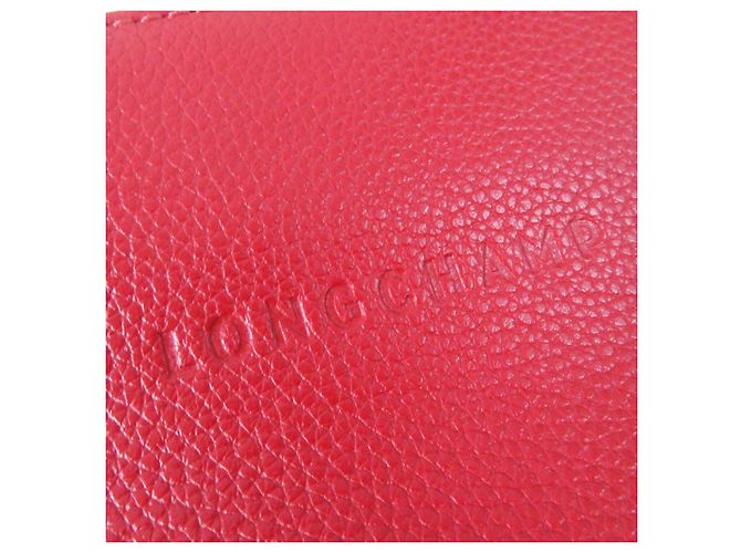 Bolso 2 en 1 Longchamp Le Pliage Cuir Roja - vista 11