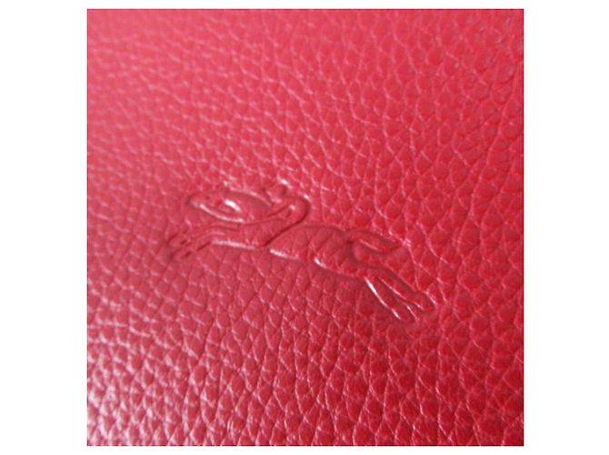 Bolso 2 en 1 Longchamp Le Pliage Cuir Roja - vista 12