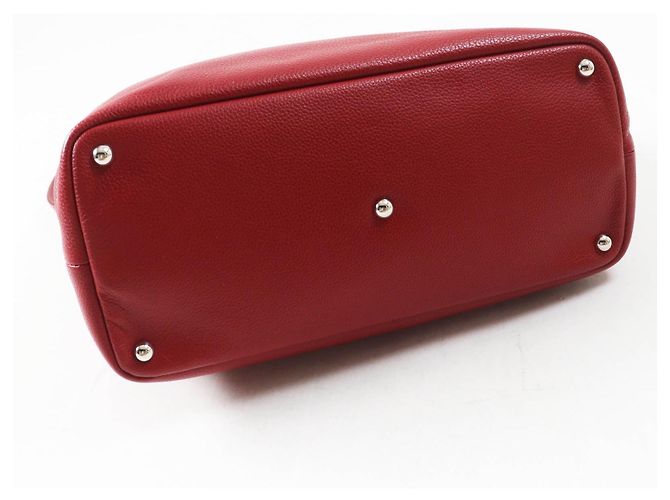 Bolso 2 en 1 Longchamp Le Pliage Cuir Roja - vista 5