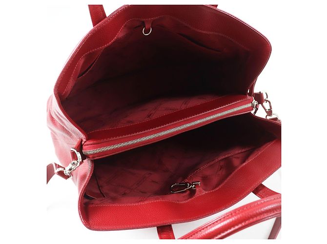 Bolso 2 en 1 Longchamp Le Pliage Cuir Roja - vista 6