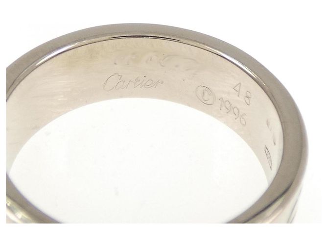 Anello Cartier Love in Oro Bianco - vista 3