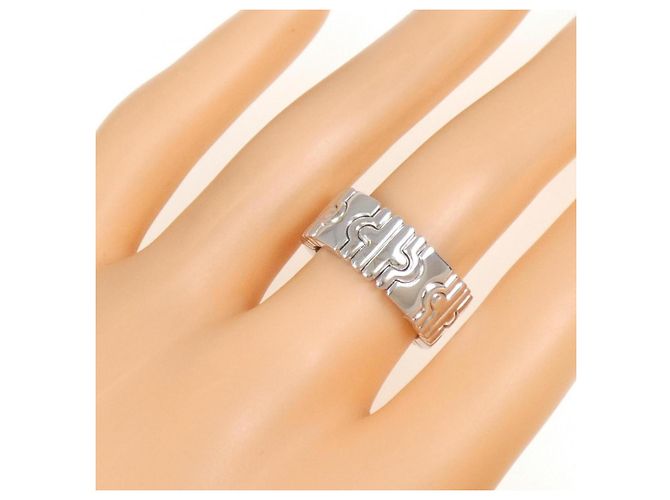 Bulgari Anello Band Ring Parenthesis Bvlgari D'oro - vista 4