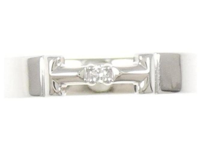 Tiffany & Co Anello Tiffany T True in oro bianco 18K e diamante D'oro - vista 2