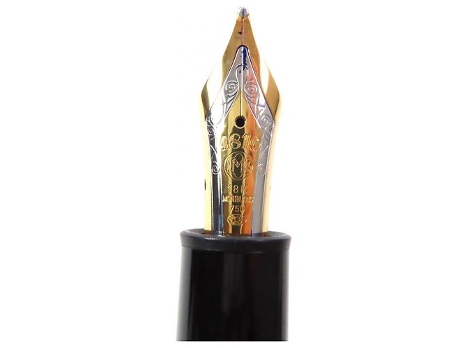 Pluma Montblanc Meisterstück Au750 Negro - vista 5