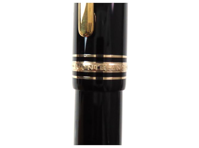 Pluma Montblanc Meisterstück Au750 Negro - vista 8