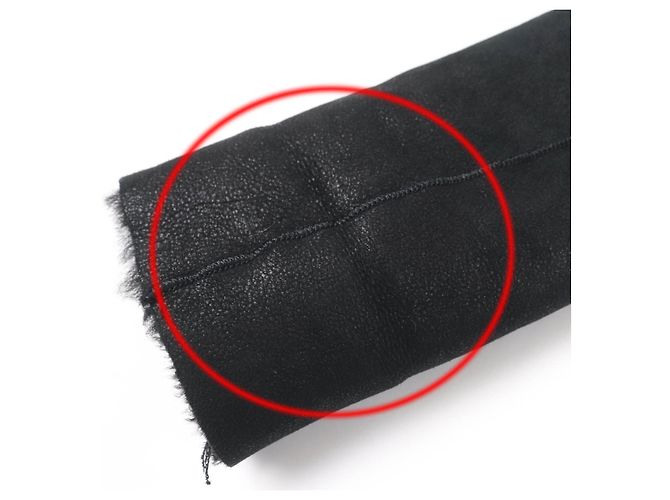 Autre Marque Veste en shearling de mouton Helmut Lang Noir - vue 9