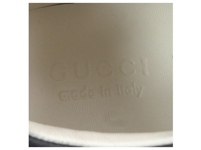 Tênis de couro Gucci Ryton com logo Preto - vista 8