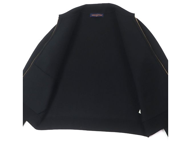 Louis Vuitton 1AFYEJ Embossed Technical wool polypropylene Blouson Black - view 4