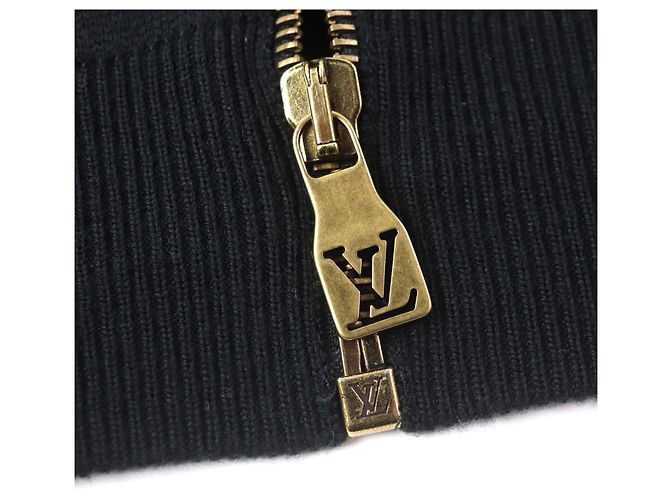 Louis Vuitton 1AFYEJ Embossed Technical wool polypropylene Blouson Black - view 6