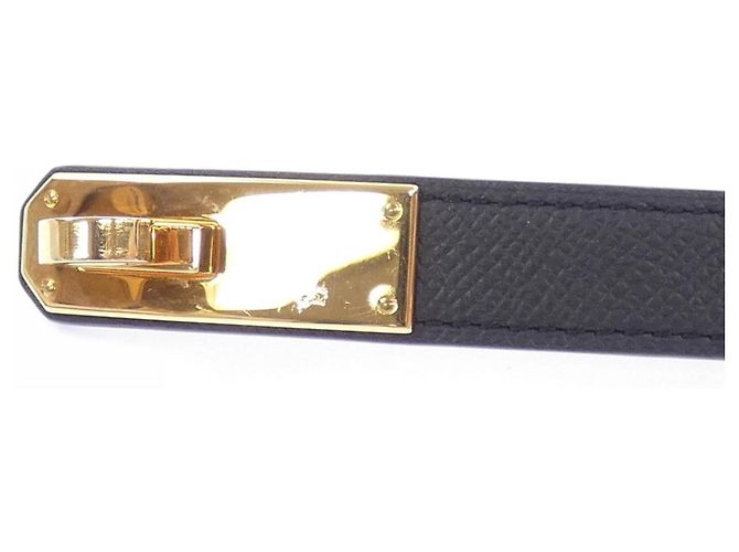 Hermès Hermes Kelly 18mm Gürtel Schwarz - Ansicht 2