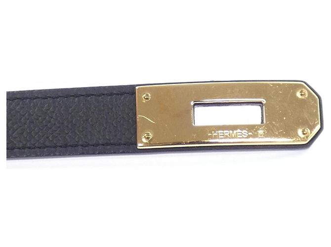 Hermès Hermes Kelly 18mm Gürtel Schwarz - Ansicht 4