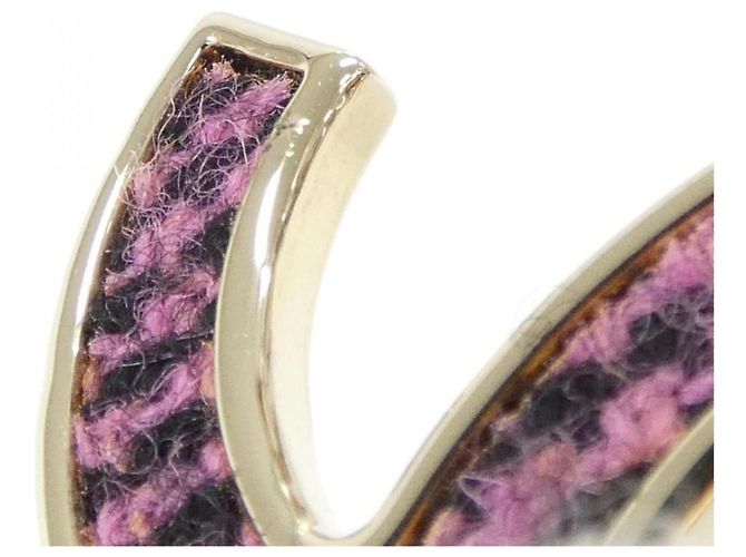 Spilla Chanel AB9482 in Pelle Nera Rosa Oro Nero D'oro - vista 4