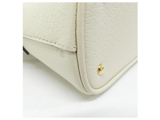 Borsa Gucci DIANA in pelle bianca Bianco - vista 3