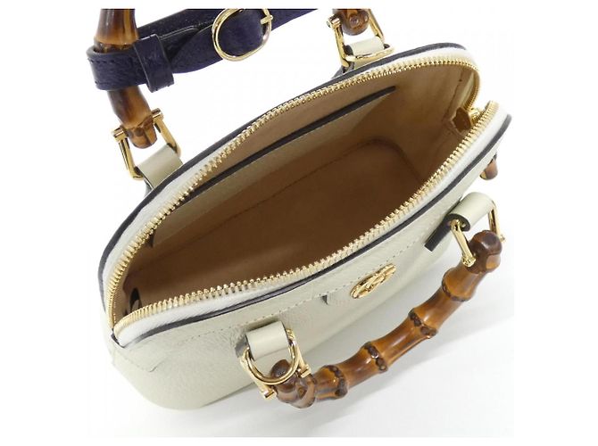 Borsa Gucci DIANA in pelle bianca Bianco - vista 7