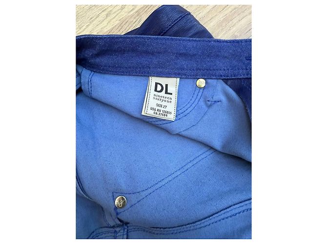 Autre Marque Pantalones de cuero DL1961 Azul - vista 10