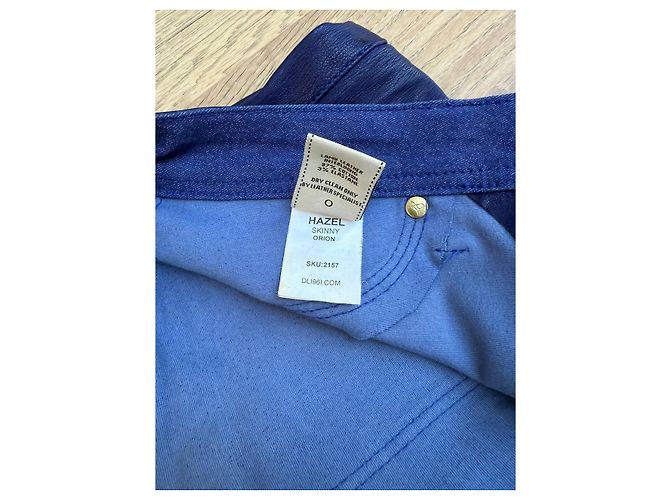 Autre Marque Pantalones de cuero DL1961 Azul - vista 11