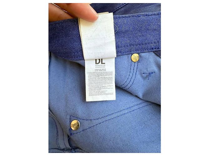 Autre Marque Pantalones de cuero DL1961 Azul - vista 12