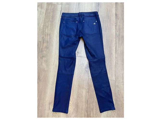 Autre Marque Pantalones de cuero DL1961 Azul - vista 7
