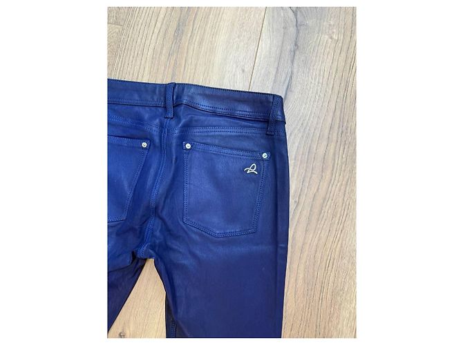 Autre Marque Pantalones de cuero DL1961 Azul - vista 8