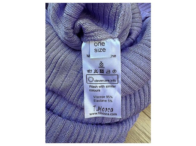 Autre Marque Vestido T. Mosca de viscosa lavanda - vista 11