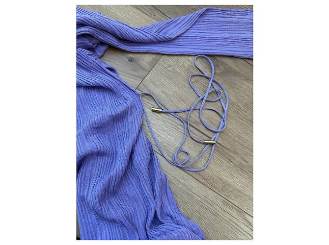 Autre Marque Vestido T. Mosca de viscosa lavanda - vista 13