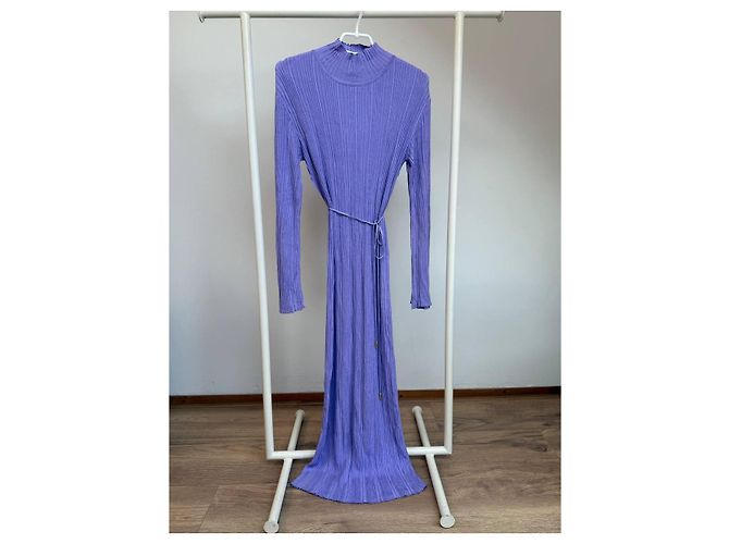 Autre Marque Vestido T. Mosca de viscosa lavanda - vista 14