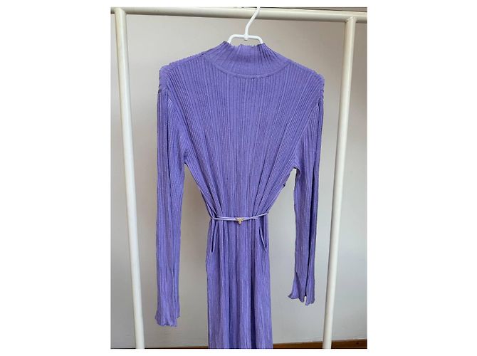 Autre Marque Vestido T. Mosca de viscosa lavanda - vista 16