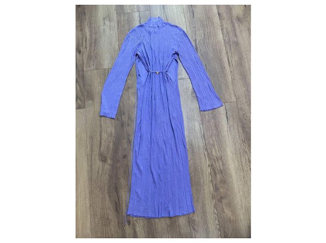 Autre Marque Vestido T. Mosca de viscosa lavanda - vista 7
