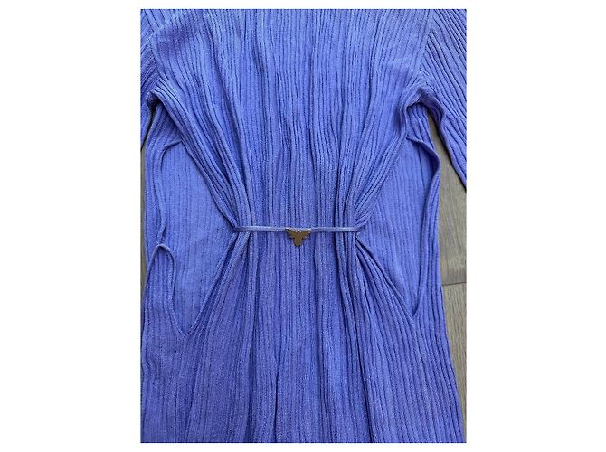 Autre Marque Vestido T. Mosca de viscosa lavanda - vista 8
